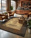 Bistro Lounge Collection Area Rug -  Affogato Rectangle Beige  lifestyle 16