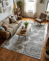 Riviera Elegance Collection Area Rug -  Monaco (Gray) Rectangle Gray  lifestyle 13