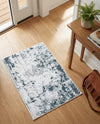 Cathedral Elegance Collection Area Rug -  Basilica Rectangle Navy Blue  lifestyle 27