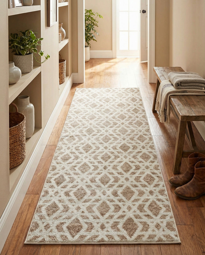 Coastal Haven Collection Area Rug -  Seafarer Runner Ivory  lifestyle 45