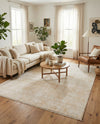 Bazaar Chic Collection Area Rug -  Agadir Rectangle Ivory  lifestyle 16
