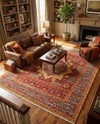 Ottoman Elegance Collection Area Rug -  Cappadocia Rectangle Red  lifestyle 11