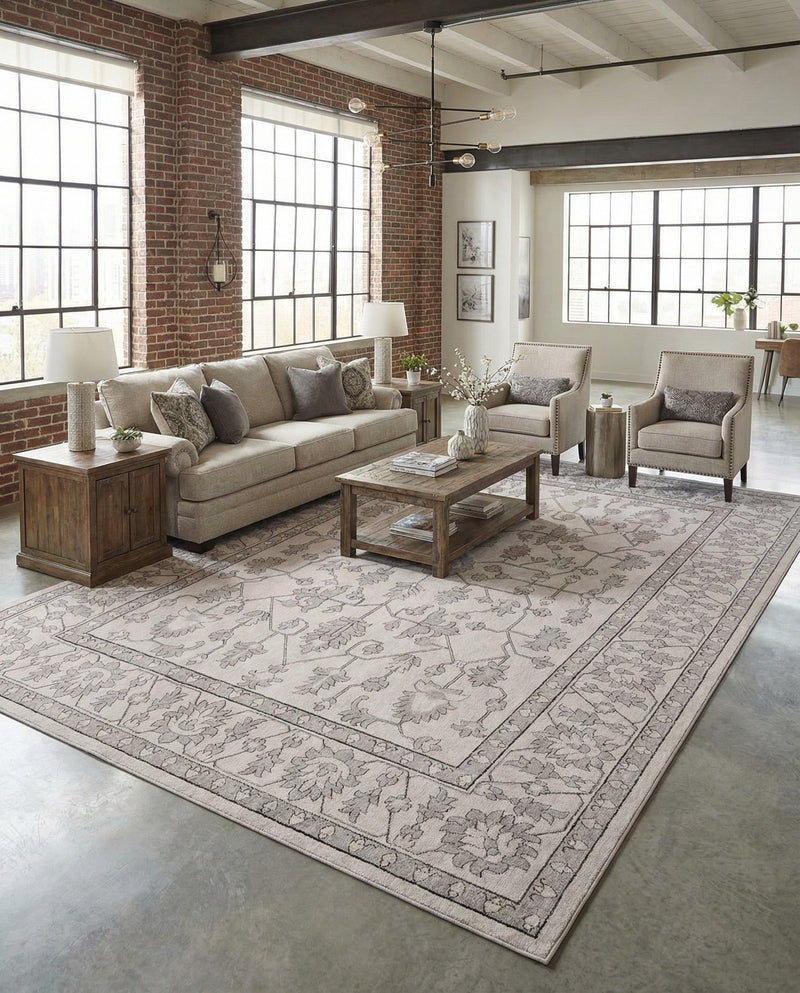 Heritage Harbor Collection Area Rug - Maritime Rectangle Ivory  lifestyle 23