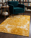 Riviera Elegance Collection Area Rug -  Monaco (Yellow) Rectangle Yellow  lifestyle 24