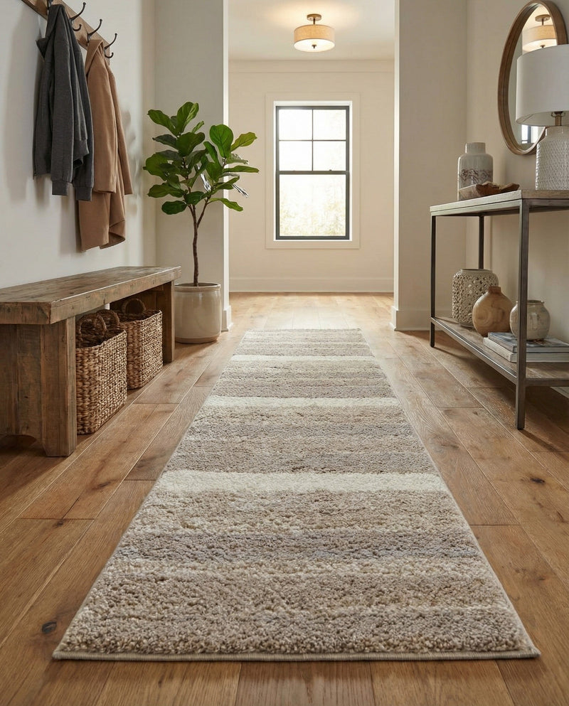Sienna Collection Area Rug -  Amalfi Runner Cloud Gray  lifestyle 53