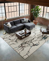 Brighton Terrace Collection Area Rug -  Aldrington Rectangle Ivory  lifestyle 32