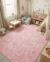 Wonder Tykes Collection Area Rug -  Spectrum Rectangle Pink  lifestyle 51