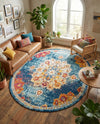Beverly Grove Collection Area Rug - Melrose (Multi) Oval Multi  lifestyle 71