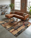 Neptune Elegance Collection Area Rug - Triton Square Multi  lifestyle 58