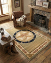 Frontier Trails Collection Area Rug - Redwood Rectangle Green  lifestyle 40