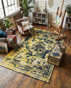 Riviera Elegance Collection Area Rug -  Menton (Navy Blue) Rectangle Navy Blue  lifestyle 23