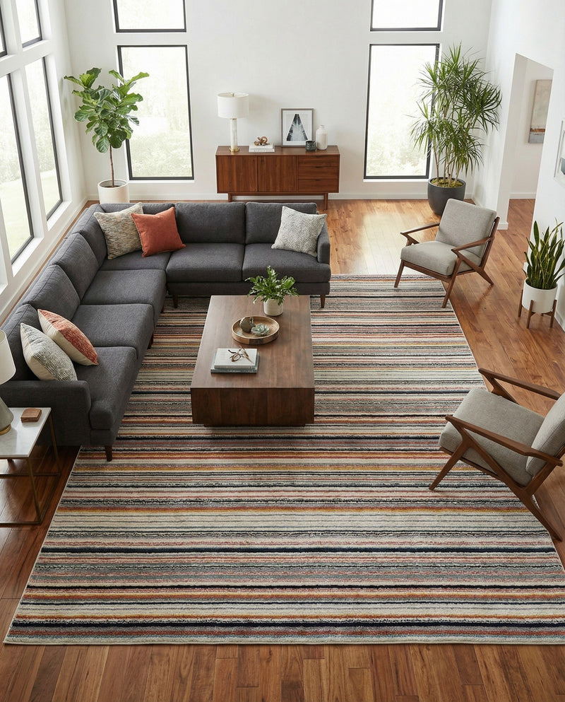 Marrakech Mosaic Collection Area Rug - Casablanca Rectangle Ivory  lifestyle 19
