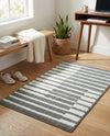 Copenhagen Edge Collection Area Rug -  Vesterbro Rectangle Gray  lifestyle 15