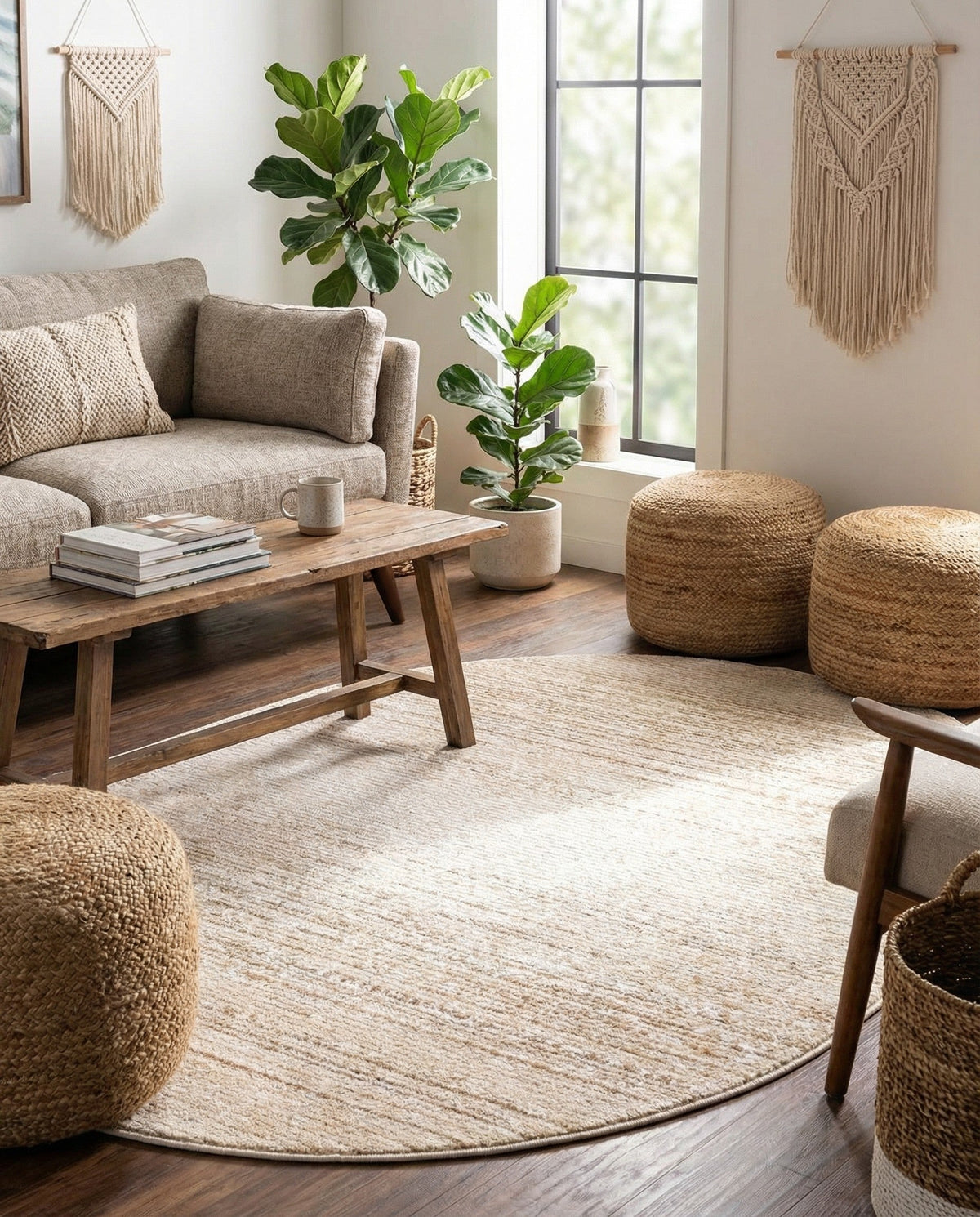 Jewel Oasis Collection Area Rug - Sapphire (Ivory) Oval Ivory  lifestyle 75