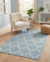 Savannah Pergola Collection Area Rug - Arbor (Aquamarine) Rectangle Aquamarine  lifestyle 23