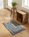 Woven Udaipur Collection Area Rug - Sahara Rectangle Blue and Natural  lifestyle 24