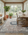 Brighton Terrace Collection Area Rug - Hove (Gray) Rectangle Gray  lifestyle 5