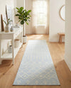 Marrakech Lattice Collection Area Rug - Medina (Light Blue) Runner Light Blue  lifestyle 24