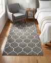 Trellis Mosaic Collection Area Rug -  Pergolatown (Dark Gray) Rectangle Dark Gray  lifestyle 16