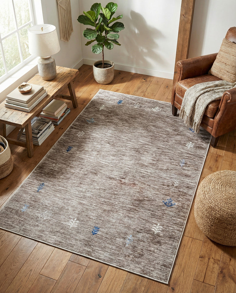 Zagros Shades Collection Area Rug -  Yasuj Rectangle Gray Brown  lifestyle 10