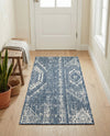 Desert Nomad Terrace Collection Area Rug - Sahara (Blue) Runner Blue  lifestyle 77