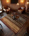 Bistro Lounge Collection Area Rug -  Cortado Square Beige  lifestyle 57