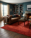 Horizon Collection Area Rug -  Apex (Rust Red) Rectangle Rust Red  lifestyle 22