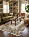 Persian Elegance Collection Area Rug - Isfahan Rectangle Cream  lifestyle 12
