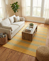 Urban Oasis Rugs Collection Area Rug -  District (Yellow and Aqua) Rectangle Yellow and Aqua  lifestyle 15