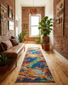 Caribbean Cove Collection Area Rug -  Bequia Runner Multi  lifestyle 49