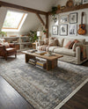 Caribbean Breeze Collection Area Rug -  Utila Rectangle Fume Gray  lifestyle 19