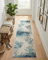 Colorburst Oasis Collection Area Rug -  Tropic Runner Blue  lifestyle 67