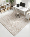 Marrakech Lattice Collection Area Rug - Medina (Beige) Square Beige  lifestyle 46