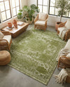 Dover Terrace Collection Area Rug -  Lagoon (Green) Rectangle Green  lifestyle 11