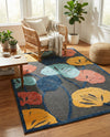 Caribbean Terrace Collection Area Rug -  Grenada Rectangle Charcoal  lifestyle 17