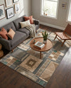 Savannah Sojourn Collection Area Rug -  Tsavo Rectangle Multi  lifestyle 6