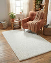 Alpine Plush Collection Area Rug -  Cortina (White) Rectangle White  lifestyle 24