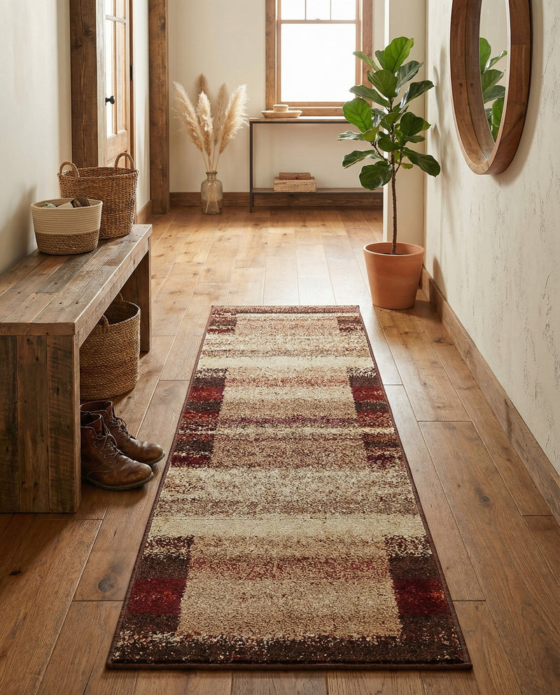 Autumn Meadow Collection Area Rug -  Maplecrest Runner Beige  lifestyle 29