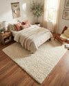 Eternal Plush Oasis Collection Area Rug -  Tranquility (Pearl) Square Pearl  lifestyle 54