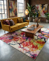Venetian Elegance Collection Area Rug -  Rialto Rectangle Ivory  lifestyle 4