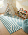 Wonder Tykes Collection Area Rug -  Joydale Rectangle Sky blue  lifestyle 12
