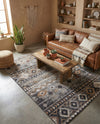 Desert Modern Eco Rug Series Collection Area Rug -  Sonora Rectangle Khaki Gray  lifestyle 10