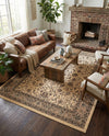 Isfahan Elegance Collection Area Rug - Naghsh-e Jahan (Ivory) Rectangle Ivory  lifestyle 25
