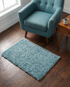 Alpine Plush Collection Area Rug -  Cortina (Aqua) Rectangle Aqua  lifestyle 21
