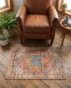 Heritage Elegance Collection Area Rug -  Windsor (Rust Red) Rectangle Rust Red  lifestyle 5