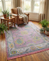 Arcadia Rugs Collection Area Rug - Eden (Pink) Rectangle Pink  lifestyle 9