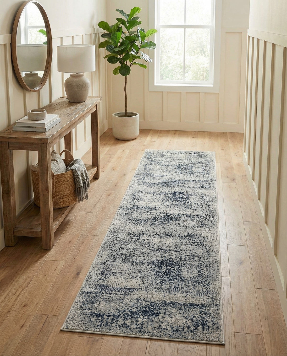 Bloomsbury Elegance Collection Area Rug -  Pimlico Runner Blue  lifestyle 99