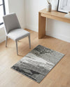 Copenhagen Edge Collection Area Rug - Nyhavn Rectangle Black  lifestyle 59