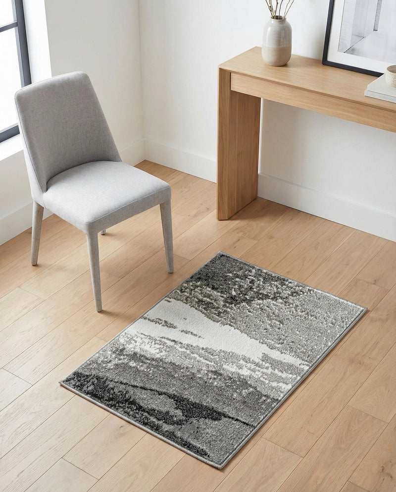 Copenhagen Edge Collection Area Rug - Nyhavn Rectangle Black  lifestyle 59