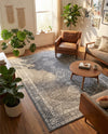 Dover Terrace Collection Area Rug - Marina (Dark Gray) Rectangle Dark Gray  lifestyle 14